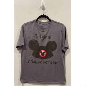 DISNEY STORE Mouseketeer Grey Mickey T-Shirt